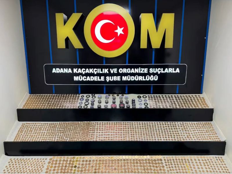 Adana Merkezli 4 İlde Düzenlenen AYAR-3 Operasyonunda 50 Milyon TL Değerinde Sahte Altın Ele Geçirildi